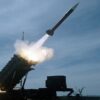 An MIM-104 Patriot missile is test fired.