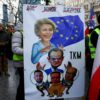 FILE PHOTO: Polish farmers protest on the official opening day of the Polish presidency of the Council of the European Union, in Warsaw