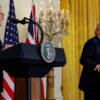 U.S. President Donald Trump meets British Prime Minister Keir Starmer, in Washington, D.C.